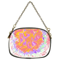 Abstract T- Shirt Circle Beauty In Abstract T- Shirt Chain Purse (two Sides)