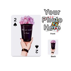 All You Need Is Love 2 Playing Cards 54 Designs (mini) by SychEva