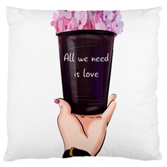 All You Need Is Love 2 Standard Premium Plush Fleece Cushion Case (one Side) by SychEva