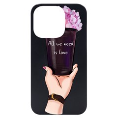 All You Need Is Love 2 Iphone 14 Pro Black Uv Print Case by SychEva