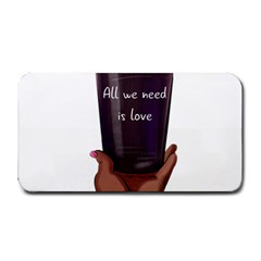 All You Need Is Love 1 Medium Bar Mat by SychEva