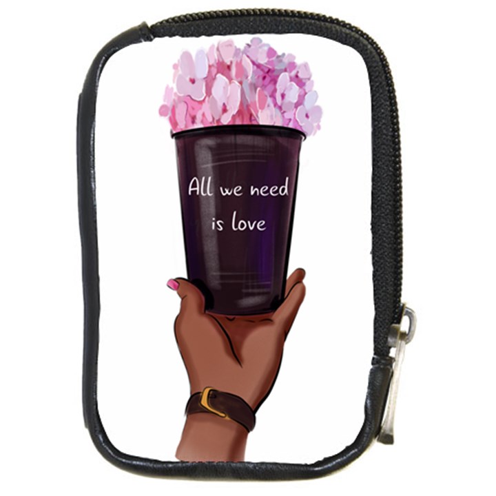 All You Need Is Love 1 Compact Camera Leather Case