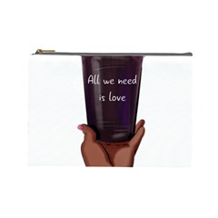 All You Need Is Love 1 Cosmetic Bag (large) by SychEva