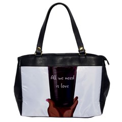 All You Need Is Love 1 Oversize Office Handbag by SychEva