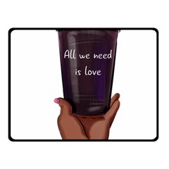 All You Need Is Love 1 Fleece Blanket (small) by SychEva