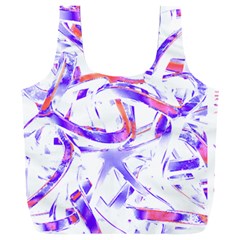 Abstract T- Shirt Entangled In Chaos T- Shirt Full Print Recycle Bag (xxl) by EnriqueJohnson