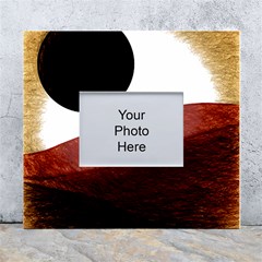 Abstract T- Shirt Fire Desert T- Shirt White Wall Photo Frame 5  X 7  by EnriqueJohnson