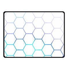 Abstract T- Shirt Honeycomb Pattern 6 Two Sides Fleece Blanket (small) by EnriqueJohnson