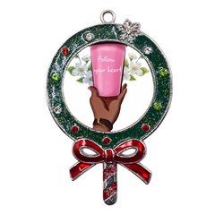 2 Metal X mas Lollipop With Crystal Ornament by SychEva