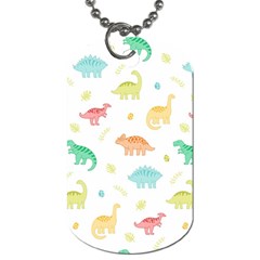 Animals Dinosaurs T-rex Pattern Dog Tag (One Side)