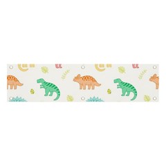 Animals Dinosaurs T-rex Pattern Banner and Sign 4  x 1 