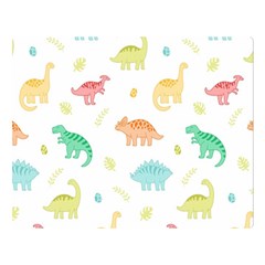 Animals Dinosaurs T-rex Pattern Premium Plush Fleece Blanket (Large)