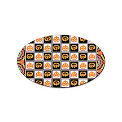 Lantern Chess Halloween Sticker Oval (100 Pack) by Pakjumat