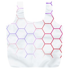 Abstract T- Shirt Honeycomb Pattern 7 Full Print Recycle Bag (xl) by EnriqueJohnson