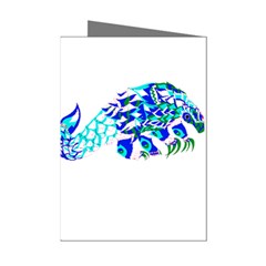 Armadillo T- Shirtthe Magnificent Armored Pangolin Ecopop Art T- Shirt Mini Greeting Cards (pkg Of 8) by EnriqueJohnson