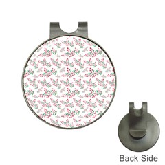 Christmas Shading Festivals Floral Pattern Hat Clips With Golf Markers