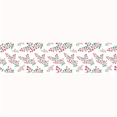 Christmas Shading Festivals Floral Pattern Large Bar Mat