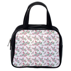 Christmas Shading Festivals Floral Pattern Classic Handbag (one Side) by Sarkoni