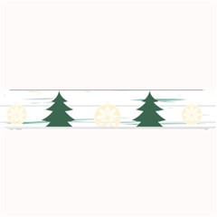 Christmas Tree Snowflake Pattern Small Bar Mat