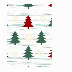 Christmas Tree Snowflake Pattern Large Garden Flag (two Sides) by Sarkoni