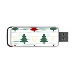 Christmas Tree Snowflake Pattern Portable Usb Flash (one Side)