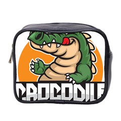 Funny Crocodile Mini Toiletries Bag (two Sides)