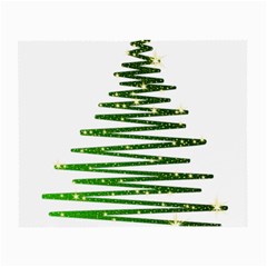 Christmas Tree Holidays Small Glasses Cloth