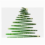 Christmas Tree Holidays Large Glasses Cloth Front