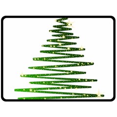 Christmas Tree Holidays Two Sides Fleece Blanket (large) by Sarkoni