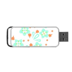 Batik T- Shirt Batik Flowers Pattern 15 Portable Usb Flash (one Side) by EnriqueJohnson