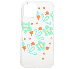 Batik T- Shirt Batik Flowers Pattern 15 Iphone 12 Pro Max Tpu Uv Print Case