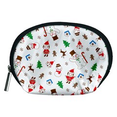 Christmas Santa Claus Pattern Accessory Pouch (medium)