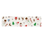 Christmas Santa Claus Pattern Banner and Sign 4  x 1  Front