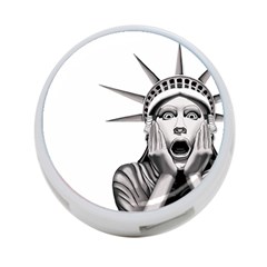 Funny Statue Of Liberty Parody 4-port Usb Hub (two Sides)