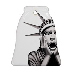 Funny Statue Of Liberty Parody Bell Ornament (two Sides)