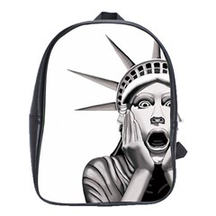 Funny Statue Of Liberty Parody School Bag (xl)