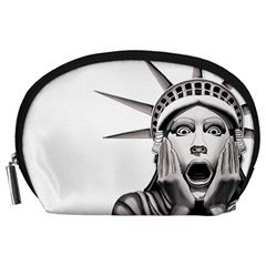 Funny Statue Of Liberty Parody Accessory Pouch (large)