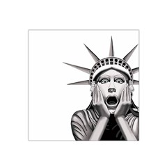 Funny Statue Of Liberty Parody Satin Bandana Scarf 22  X 22 