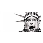 Funny Statue Of Liberty Parody Satin Shawl 45  x 80  Front