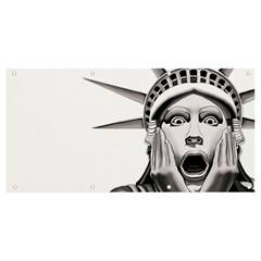 Funny Statue Of Liberty Parody Banner And Sign 8  X 4 