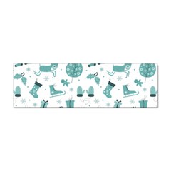 Christmas Seamless Pattern Design Sticker Bumper (100 Pack) by Sarkoni