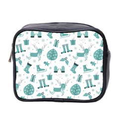 Christmas Seamless Pattern Design Mini Toiletries Bag (two Sides)