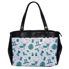 Christmas Seamless Pattern Design Oversize Office Handbag