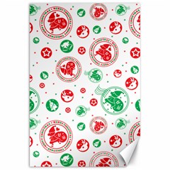 Merry Christmas Geometric Pattern Canvas 20  X 30 