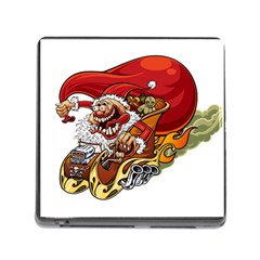 Funny Santa Claus Christmas Memory Card Reader (square 5 Slot)