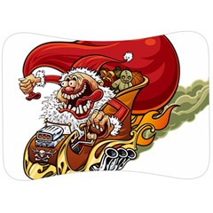 Funny Santa Claus Christmas Velour Seat Head Rest Cushion