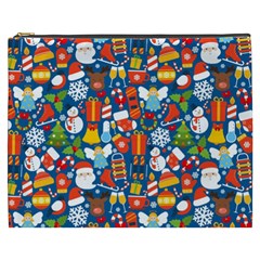 Winter Seamless Pattern Cosmetic Bag (xxxl) by uniart180623