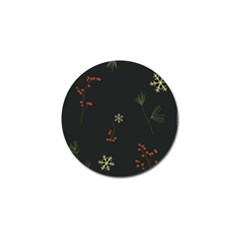 Festive Season Christmas Paper Golf Ball Marker by uniart180623