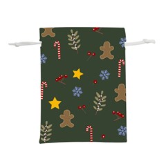 Christmas Party Pattern Design Lightweight Drawstring Pouch (S)