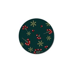 Christmas Festive Season Background Golf Ball Marker by uniart180623